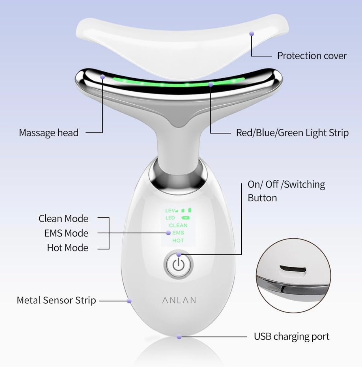 Nectura Facial Lift Massager