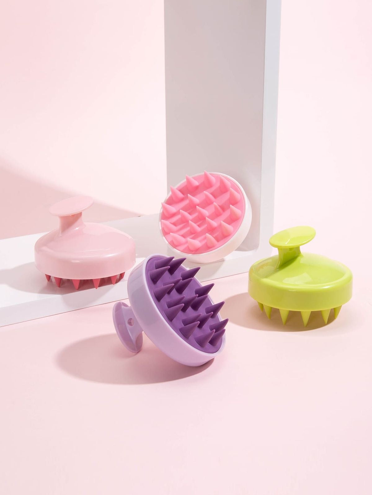 Nectura Silicone Shampoo Brush & Head Scalp Massage Comb